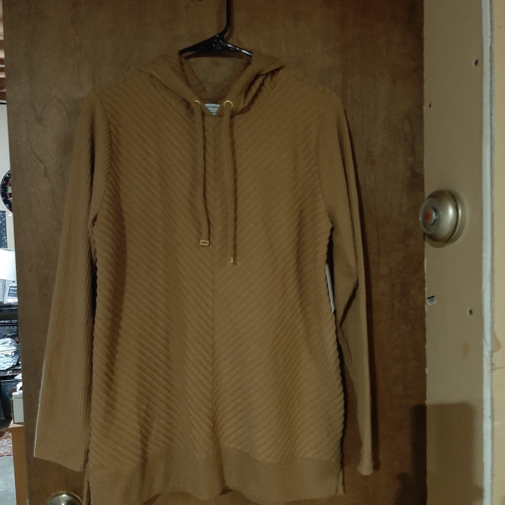 Nine west quilted sweater tunic L